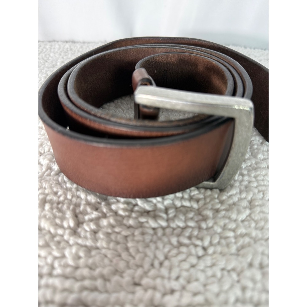 Timberland‎ PRO Mens Brown Genuine Leather Belt Size 44 Workwear Casual